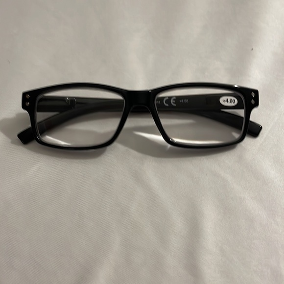 Modfans Reading Glasses +4.00 Black Frames NEW! - Picture 3 of 10